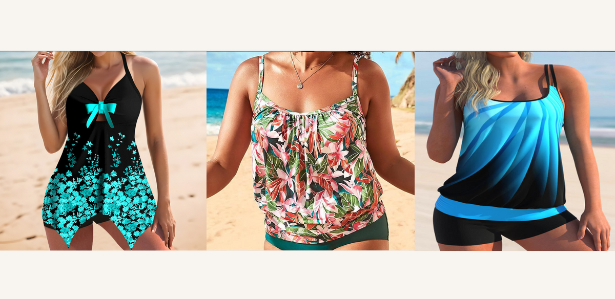 Tankini Example Tankinis: Elegant & Supportive Swimwear | Looks Elegant
