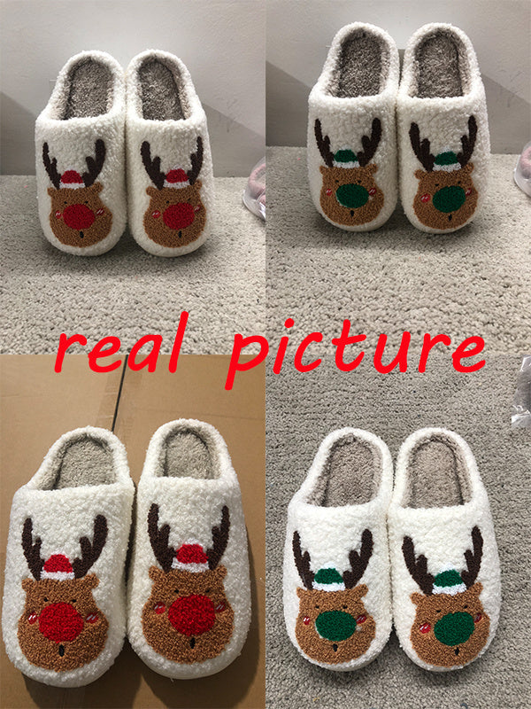 Women's Christmas slippers elegant soft and comfortable winter