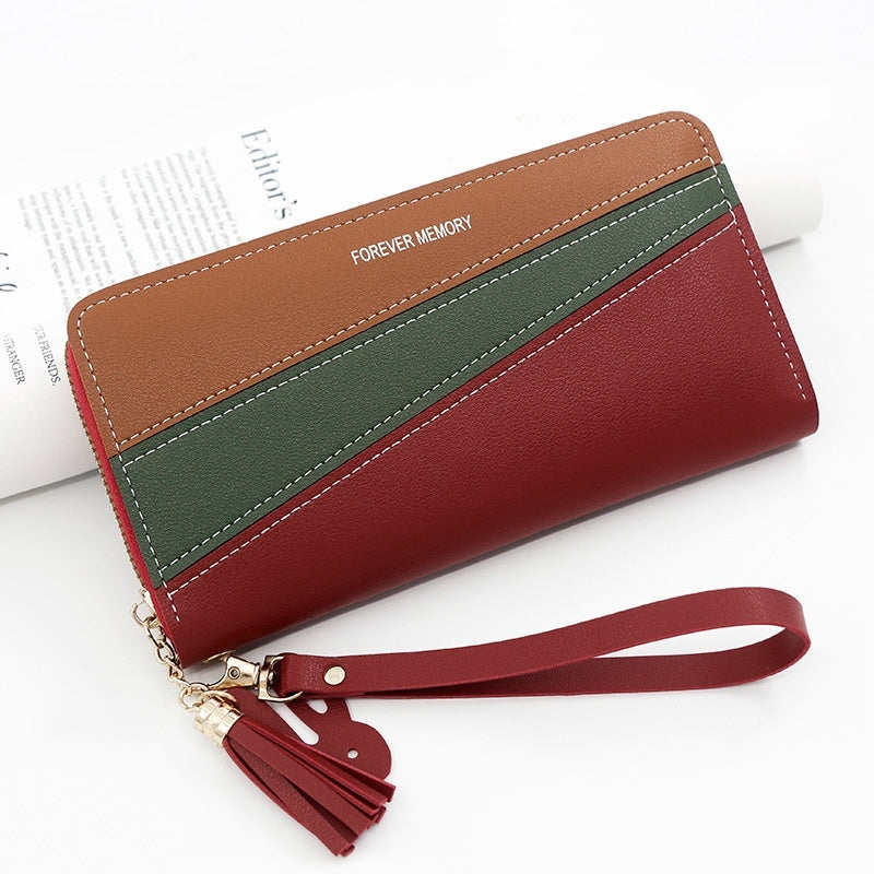 Buy red Women&#39;s purse card holder elegant handbag matching color