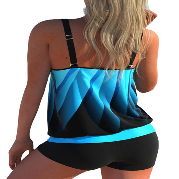 Women's Tankini Set Vibrant Elegant stretchy comfortable