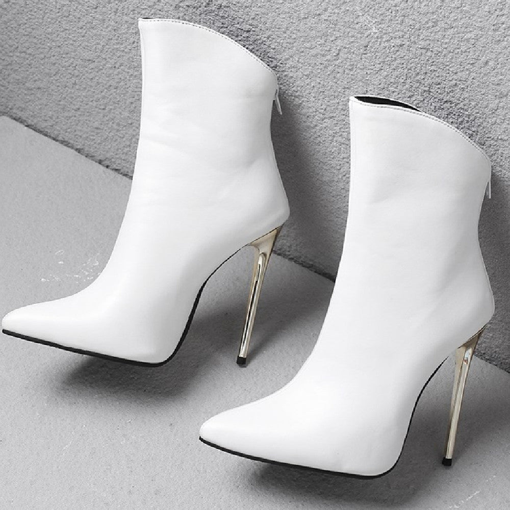 Women's Boots with pointed stiletto heels elegant fashionable