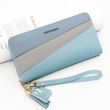 Buy blue Women's purse card holder elegant handbag matching color