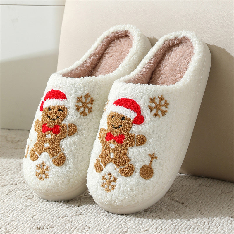 Women's slippers Christmas elegant snowflakes  non-slip