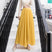 Women's long skirt elegant chiffon princess pleats
