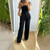 Elegant women's two piece set, tube top, strapless top, evening party