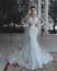 Alessandra Illusion Lace Mermaid Gown - Luxury Bridal Wear by Looks Elegant