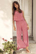 Women's Jumpsuit Flowy Wide Leg Sleeveless Printed High Waist