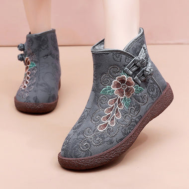 Women's Ankle Boots elegant Warm Orthopedic Wide Fit Fleece Winter