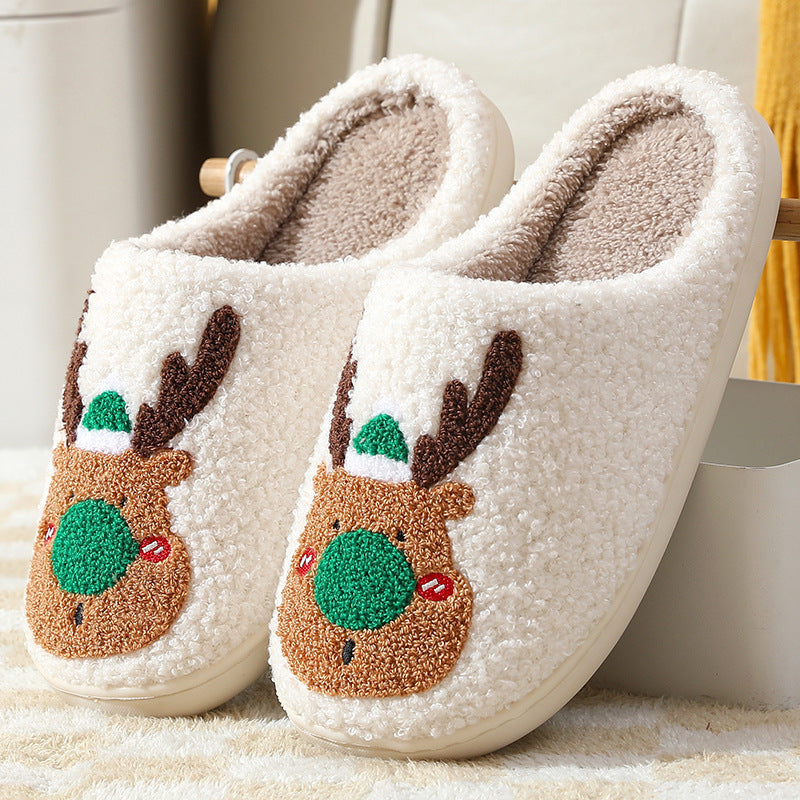 Women's Christmas slippers elegant soft and comfortable winter