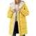 Women's jacket elegant hooded in cotton long sleeves double-sided velvet slim