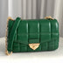 Women's pillow bag leather Michael Kors very large quilted crackle