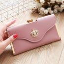 Women's wallet long PU Leather elegant card holder purse-12