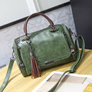 Women's pillow bag leather elegant a diagonal shoulder