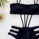 Women's swimsuit one-piece elegant European and American strappy