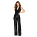  Jumpsuit Shiny Sleeveless Sequined Sparkly Formal