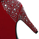 Women's Boots short with high heels elegant warm and sexy-8