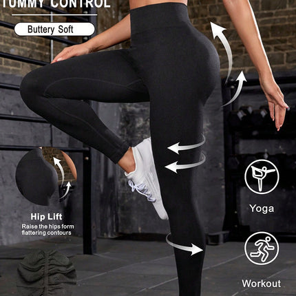 Women's leggings elegant sports, yoga, tight running pants, high waist