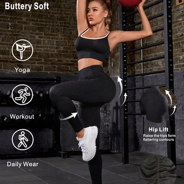 Women's leggings elegant sports, yoga, tight running pants, high waist