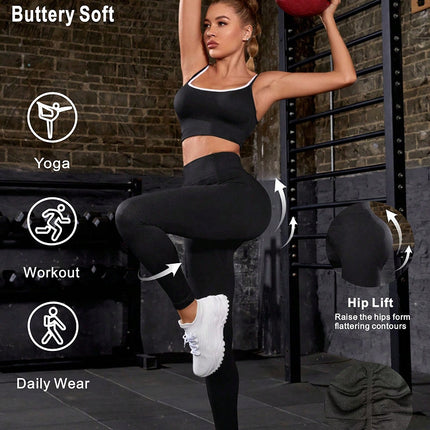 Women's leggings elegant sports, yoga, tight running pants, high waist