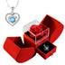 To My Love Preserved Red Rose Necklace Gift Love You Gift Set