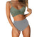 Women's swimwear Bikini sets 2 pieces elegant print push-up waist