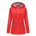 Women's jacket hooded waterproof elegant windbreaker zipper