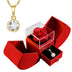 To My Love Preserved Red Rose Necklace Gift Love You Gift Set