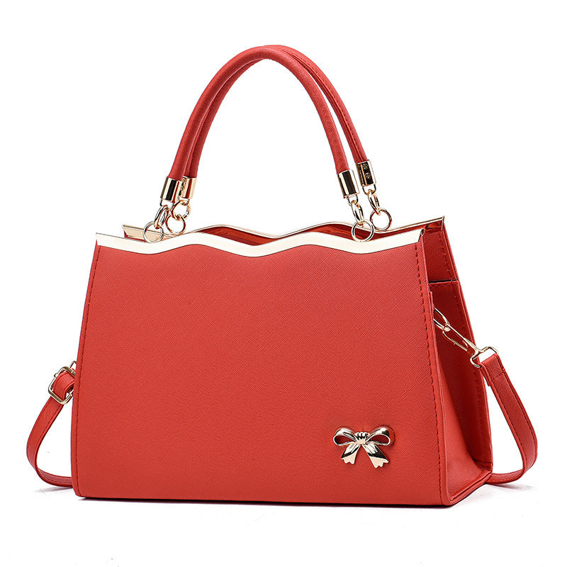 Women's handbag with bow tie crossbody  messenger bag