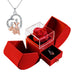 To My Love Preserved Red Rose Necklace Gift Love You Gift Set
