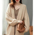 Women's Cardigan knitted with long sleeves elegant, open coat
