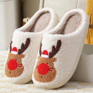 Women's Christmas slippers elegant soft and comfortable winter