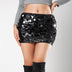 Women's mini skirt with sequins elegant party club vacation