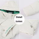 Abrigo de tamaño medio en algodón térmico con capucha cálido -4