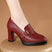 women's shoes pointed to high square heels elegant, sexy high quality, fashionable