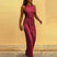 Women's Jumpsuit Party sexy Sequin Sleeveless Wide Leg Wear