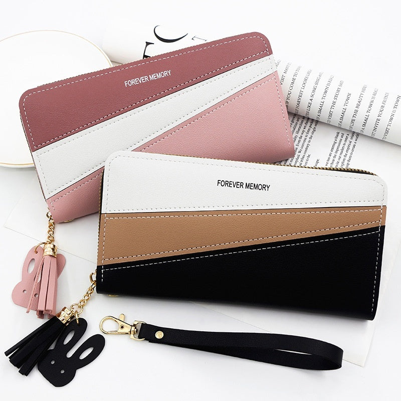 Women's purse card holder elegant handbag matching color - 0