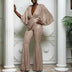 Jumpsuit Sexy Sequined Deep V Neck Large Size for women