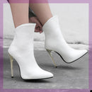 Women's Boots with pointed stiletto heels elegant fashionable