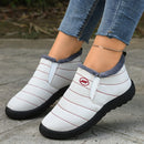Women’s Boots Elegant Ankle Cotton Fleece Lined Warm Padded Casual Plus Size-3