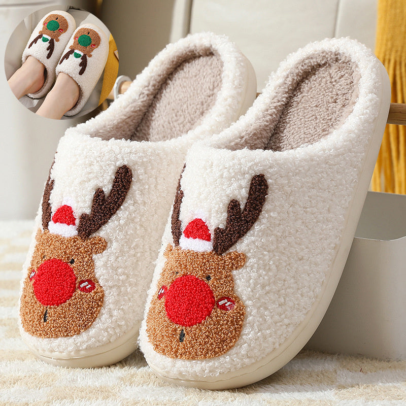 Women's Christmas slippers elegant soft and comfortable winter