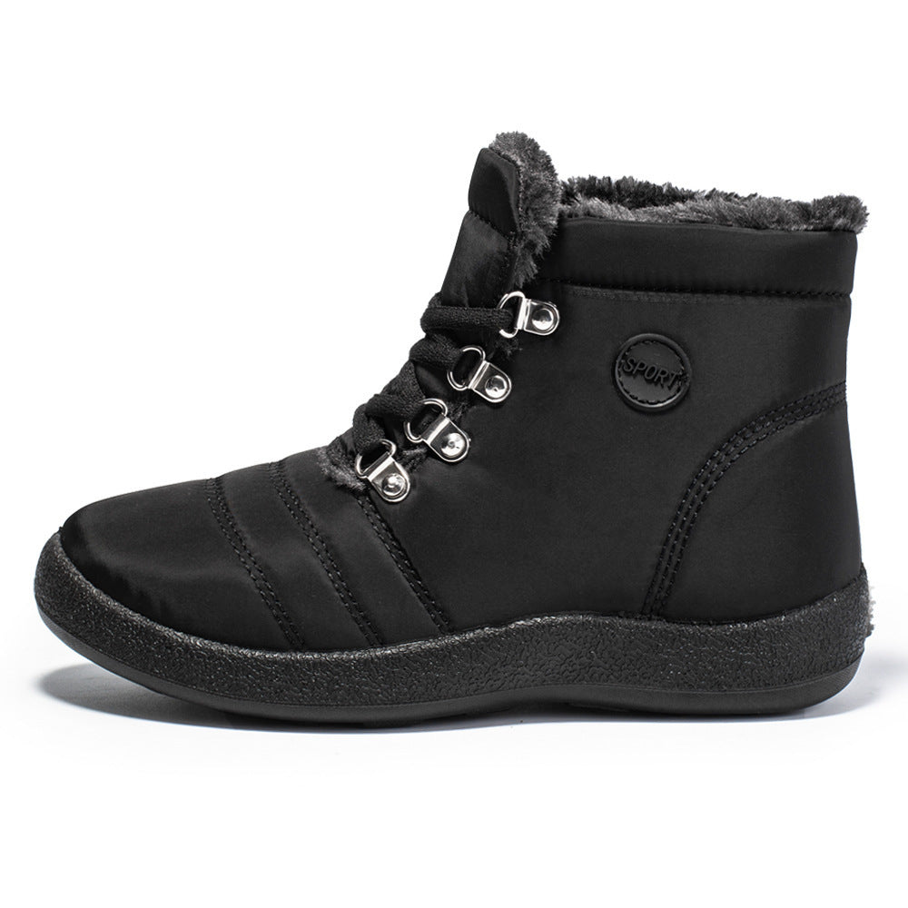 Women's Boots waterproof warm lace-up elegant, comfortable snow