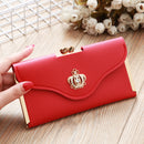 Women's wallet long PU Leather elegant card holder purse-1