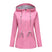 Women's jacket hooded waterproof elegant windbreaker zipper