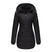 Women's jacket padded waterproof cotton hooded long sleeves zipper