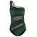 Women's swimwear one-piece elegant one-shoulder mesh
