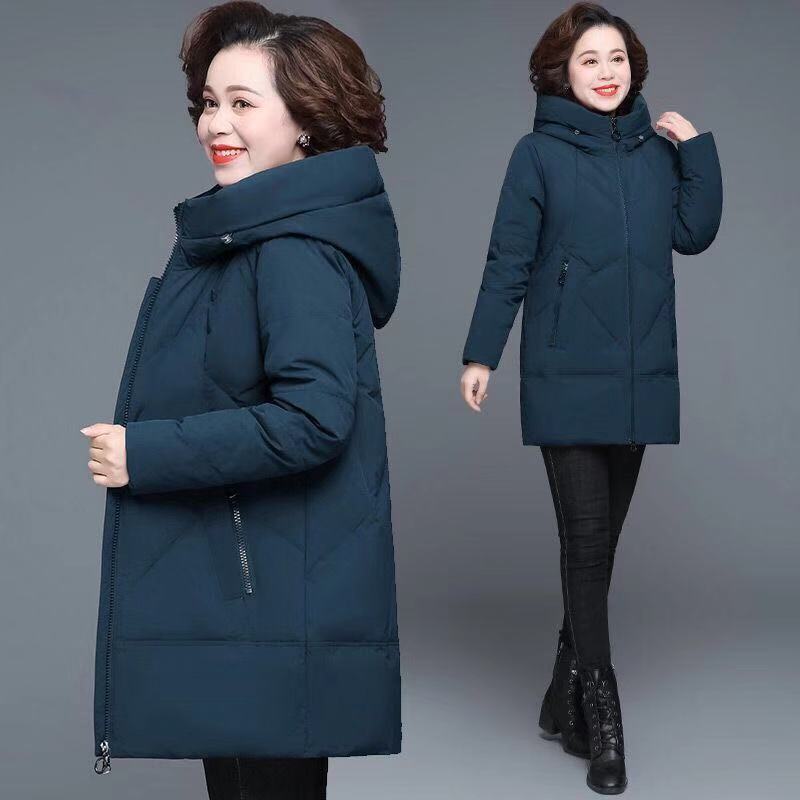 Women's coat  cotton hooded  zipper hot elegant