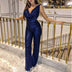 Jumpsuit Party Sexy Sequin Backless Sleeveless Bodysuit for Women