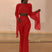 Women's Jumpsuit Two Piece Sequin Backless Long Sleeve
