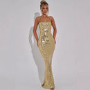 Women's Sexy Dress Sequins Elegant Backless Sleeveless Party Evening-3