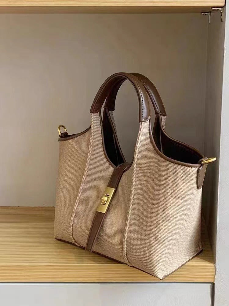 Women's handbag leather elegant shoulder tote bag travel